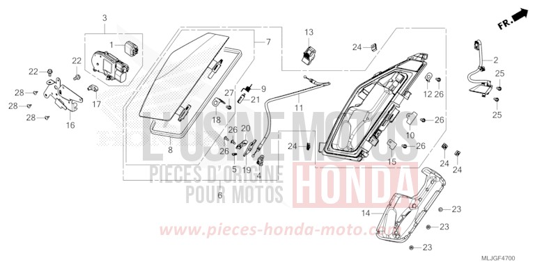 POCHE de Gold Wing CANDY ARDENT RED (R367) 2026